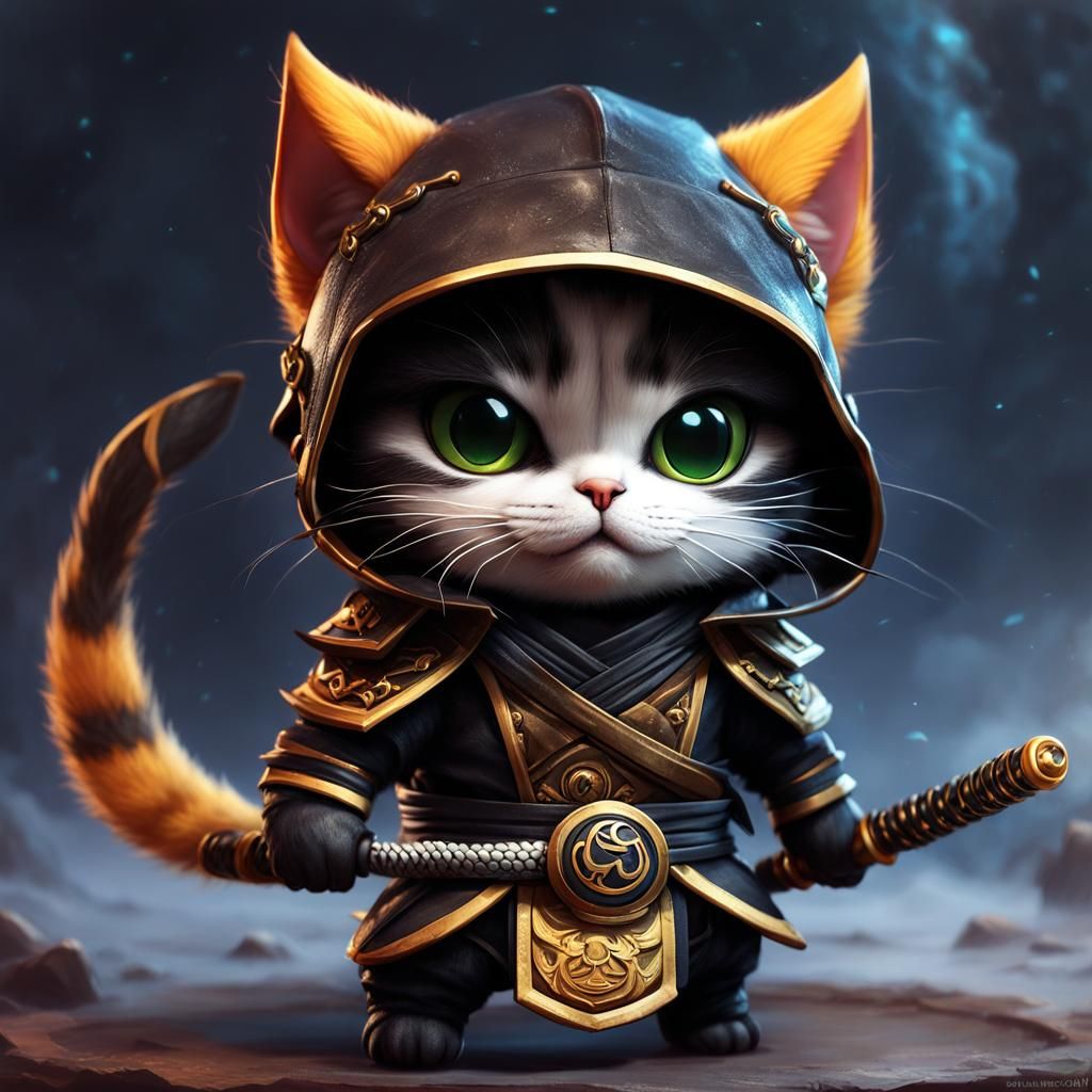 Ninja Scorpioncat Mortal Catbat