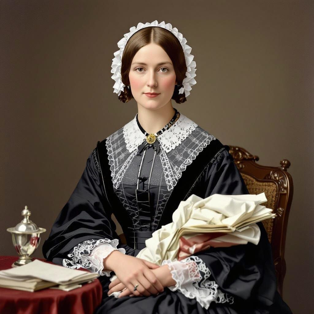 Florence Nightingale: Pioneering Nurse Portrait
