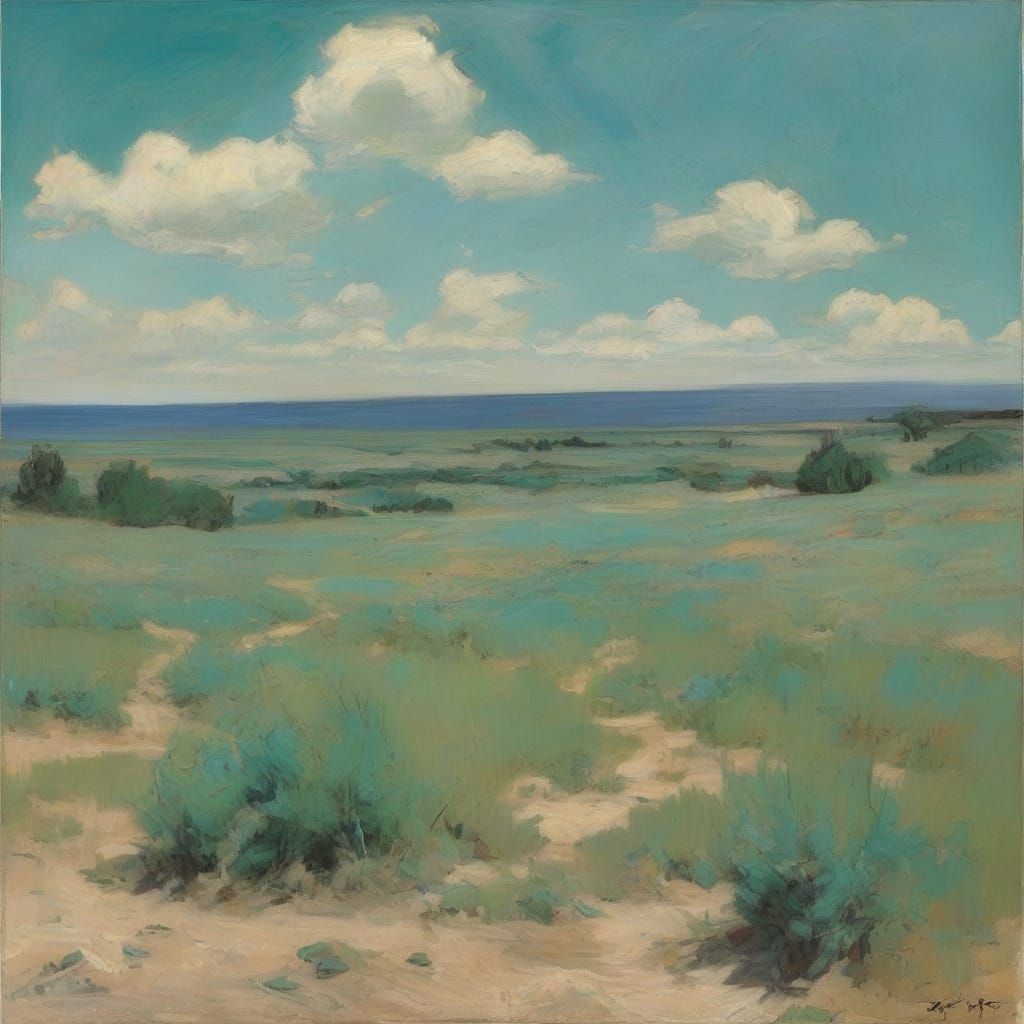 Wasteland Steppe: An Expressionist Impression