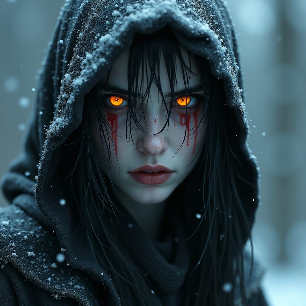 Ghostly Figure in Gothic Fantasy Art