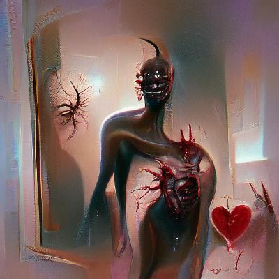 Sinister Self Love: Dark Fantasy Art