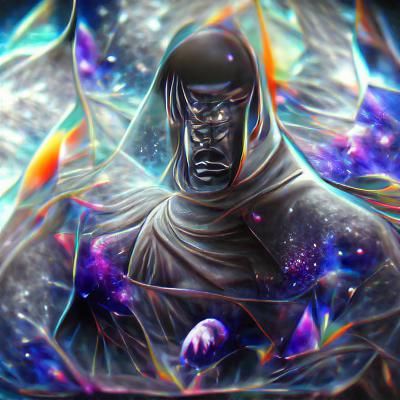 Astral Illustration of a Cosmic Character