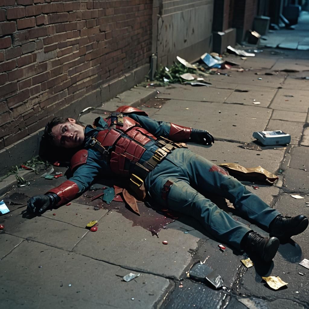 Tragic Death of Robin in Dark Alleyway