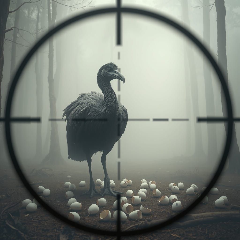 Last Dodo's Ephemeral Moment in a Haunting Forest