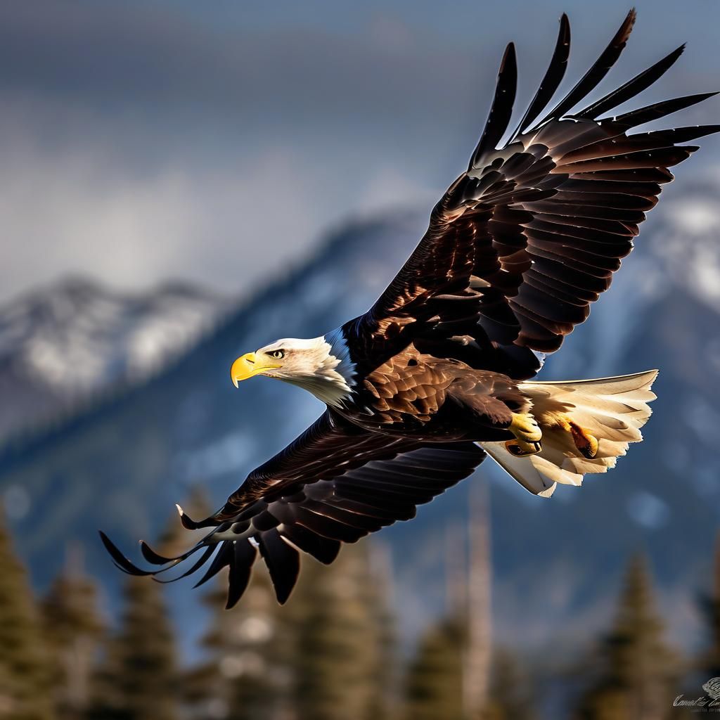 Bald Eagle Soaring: Award-Winning Wildlife Photography
