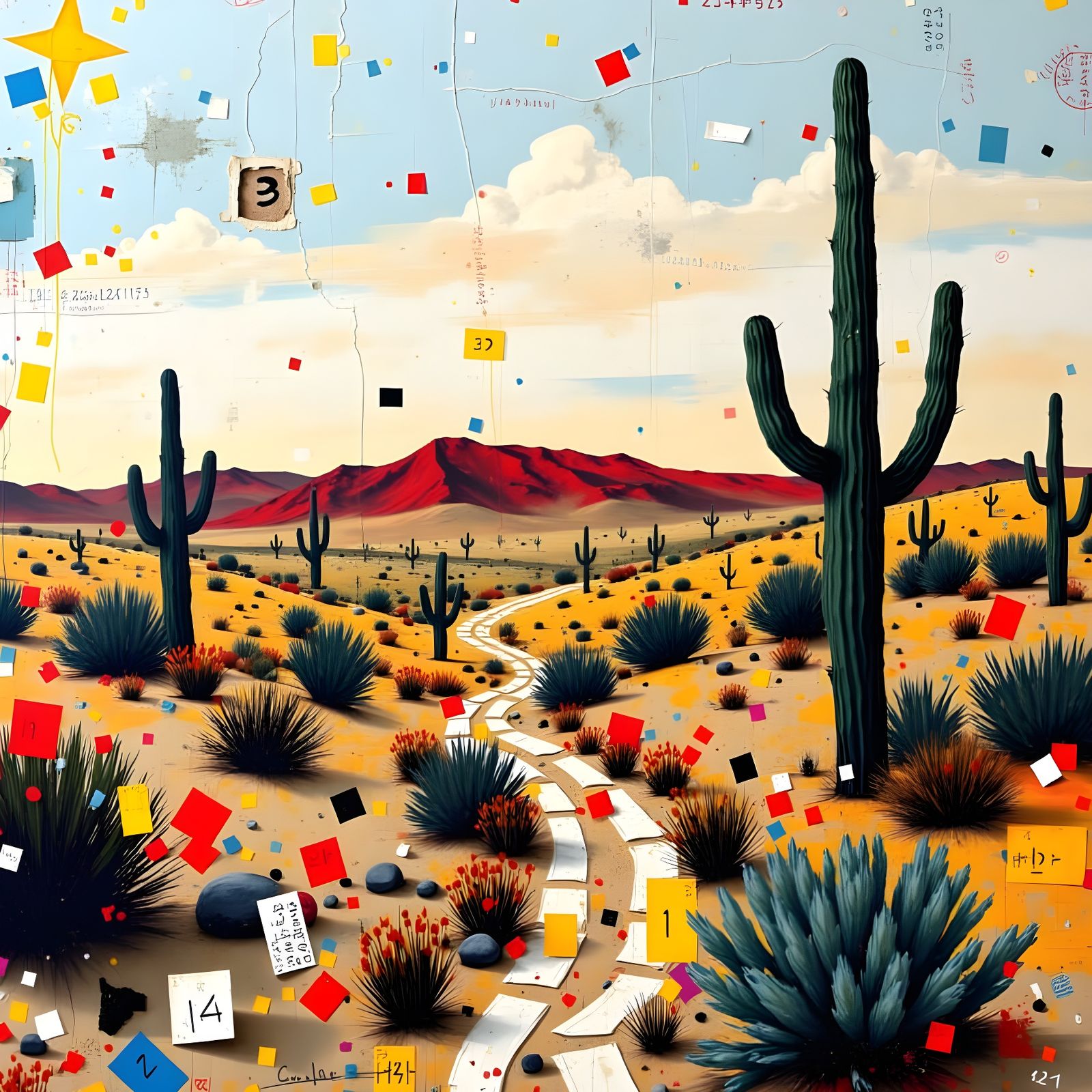 Abstract Landspace 3