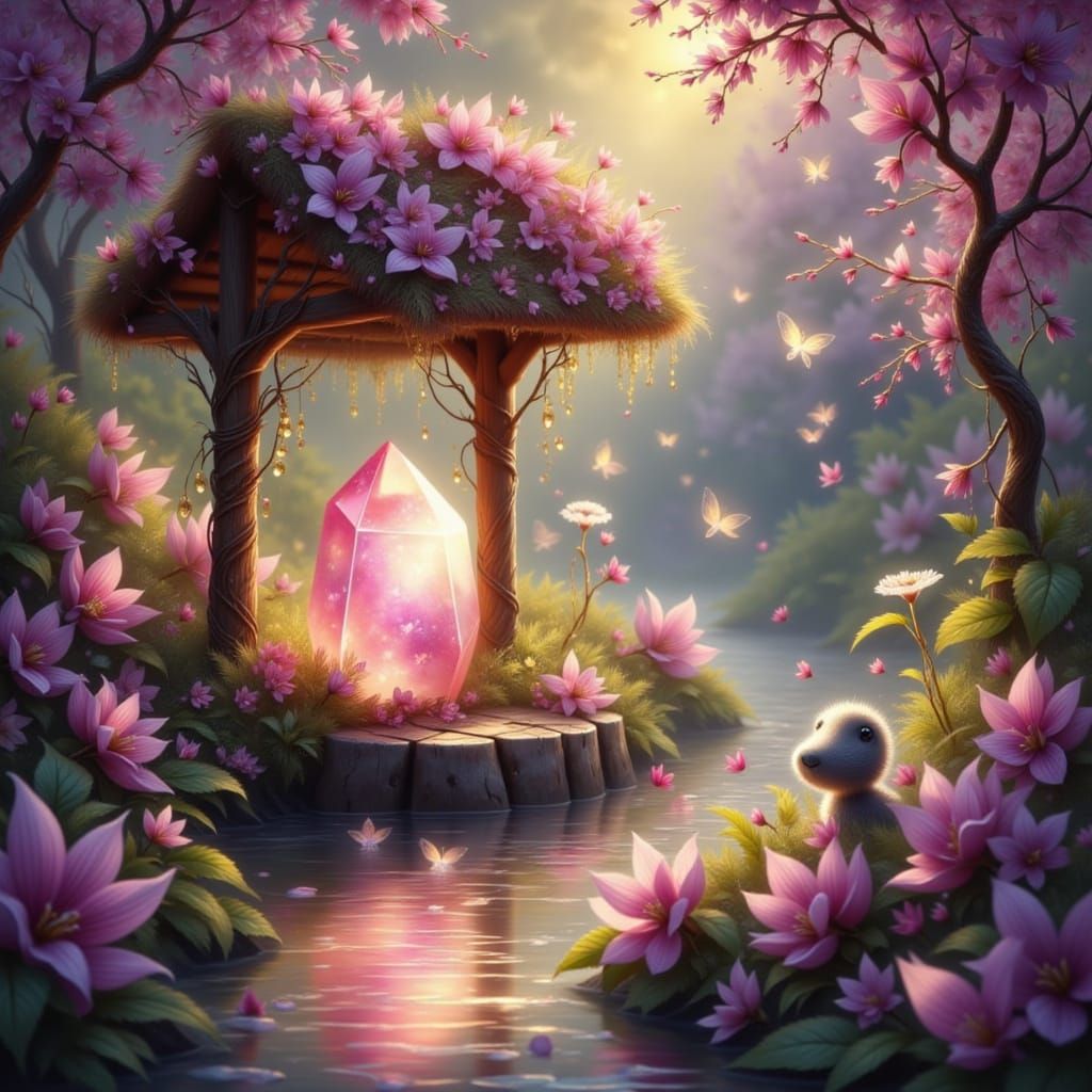 Whimsical Sunstone Crystal by Mystical Wishing Well