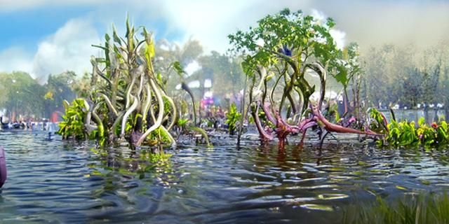 Ethereal Swamp: Hyperdetailed Fantasy Concept Art