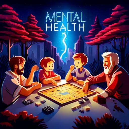 Family Scrabble Game Promotes Mental Health