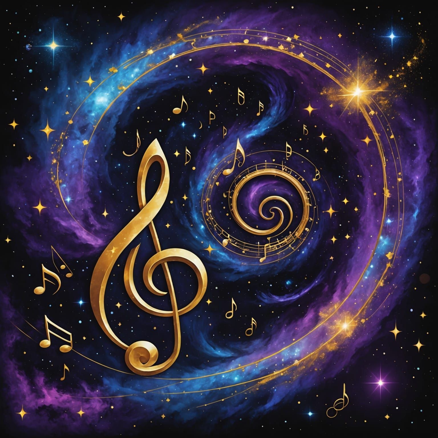 Celestial Symphony: Galaxies as Musical Notes