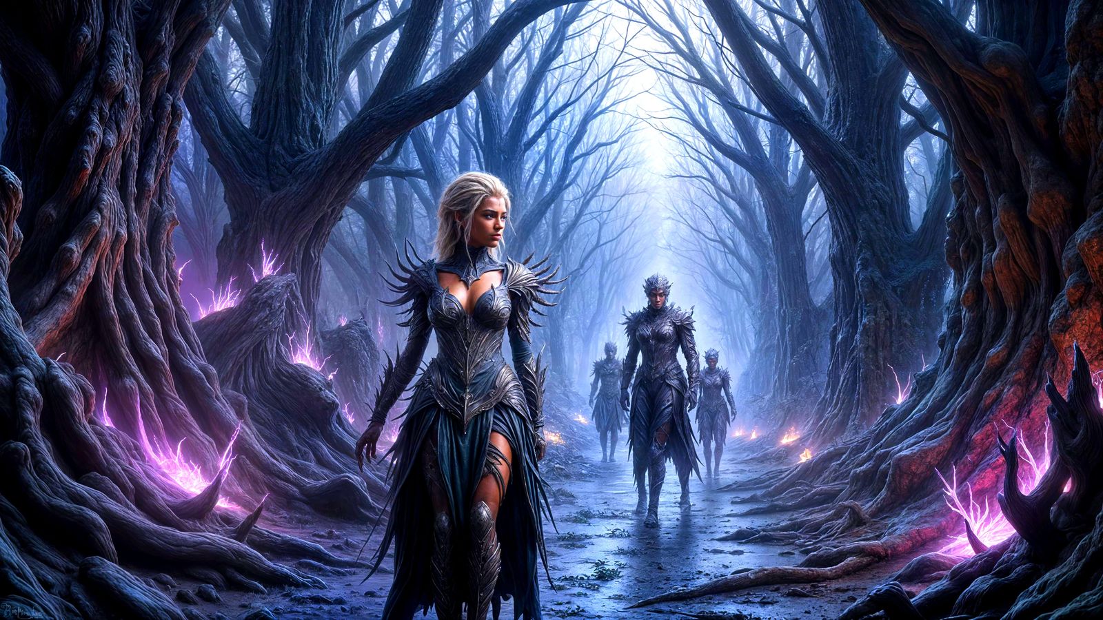 Exploring The Misty Forest...