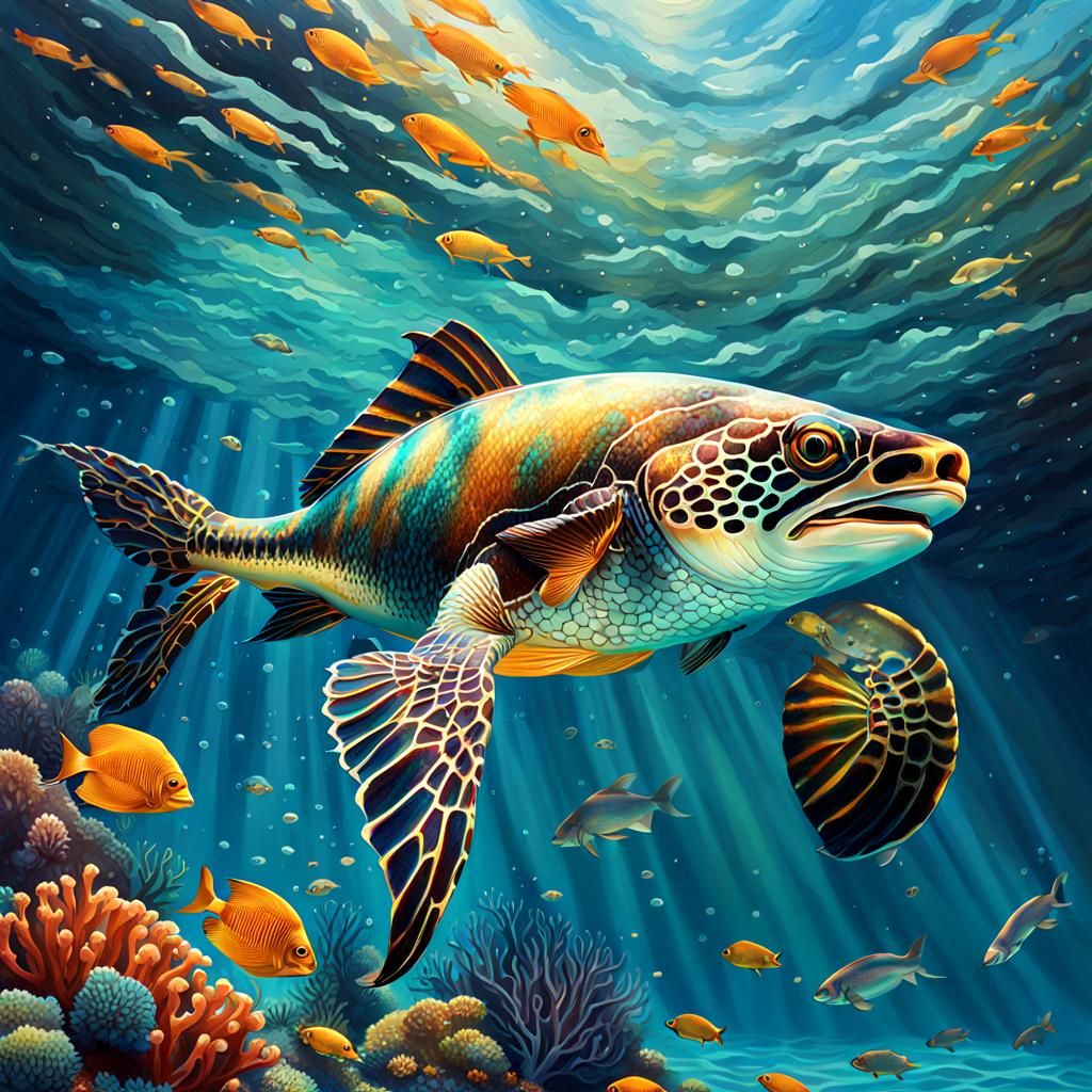 One Funny lookin Fish Turtle AI Mistake 🤣
""Was supposed to be a Latimeria Menadoensis ancient Fish still living f...