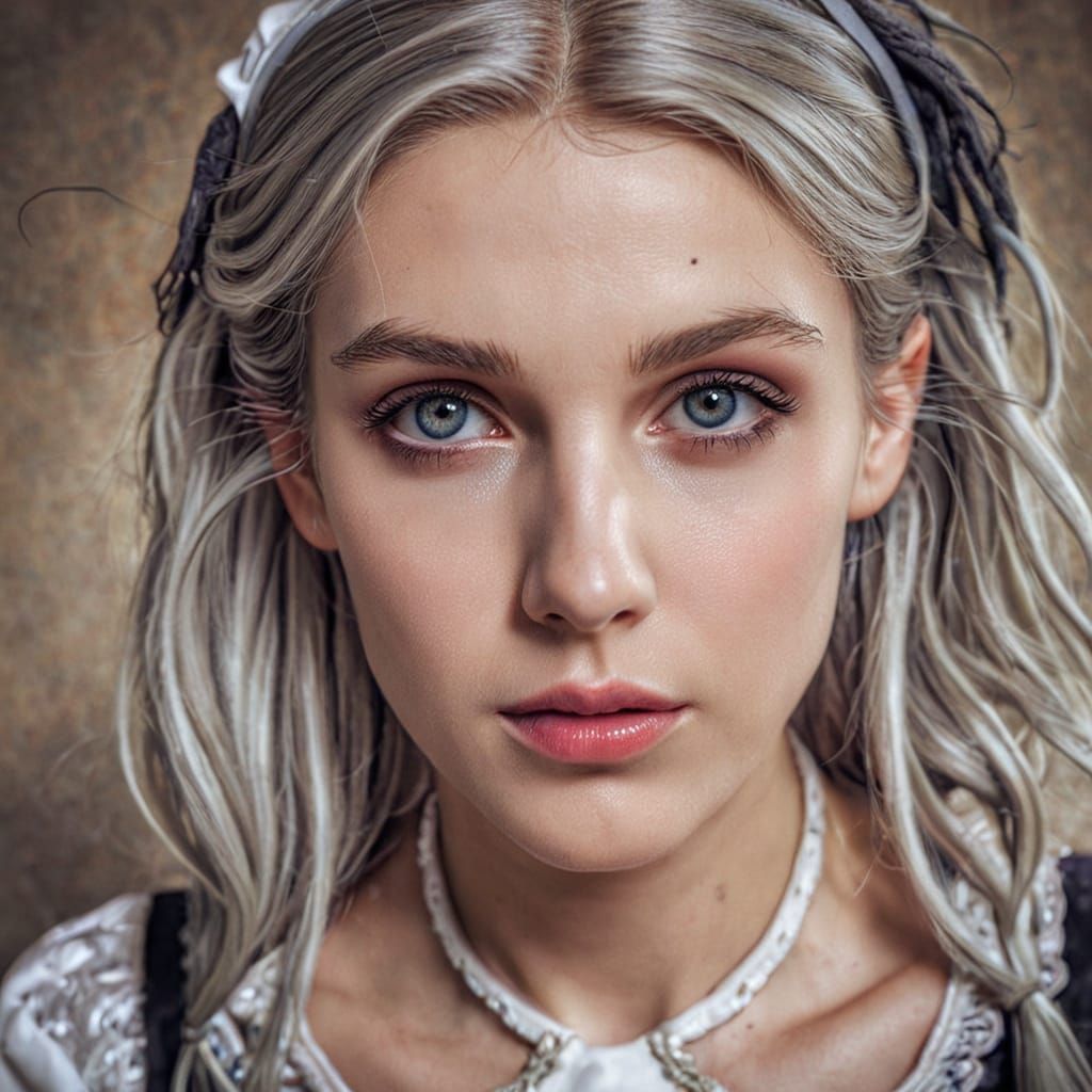 Greyfia Lucifuge in French Maid Attire, Soft Focus, Sepia To...