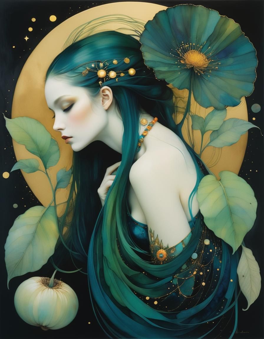 Triadic Liquid Alcohol Ink Abstract Art