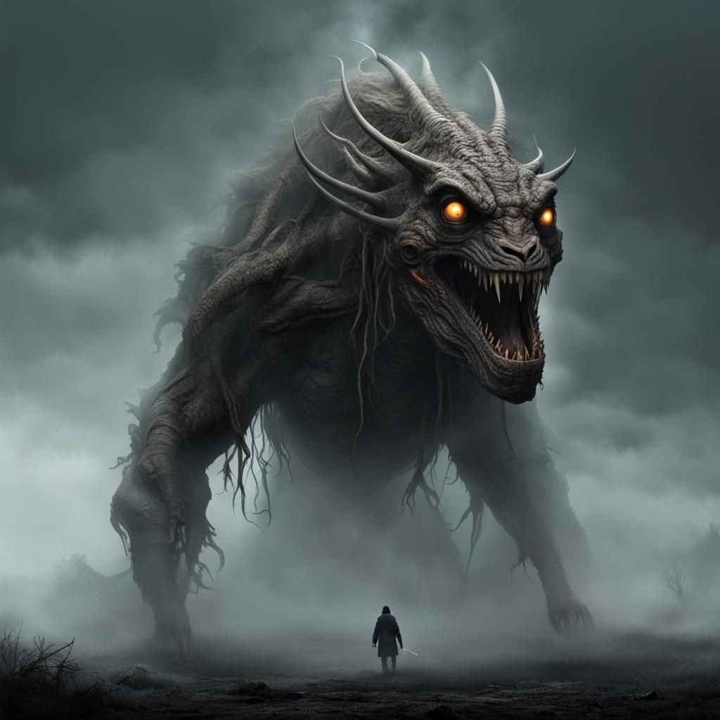 Mysterious Creature Emerges from the Fog