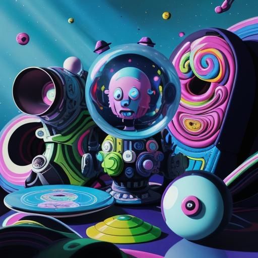 I Have No Mouth: Candy Art Sci-Fi Scene