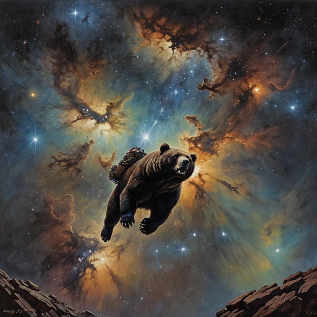 Ursa Major Omicron in Oil Painting Style