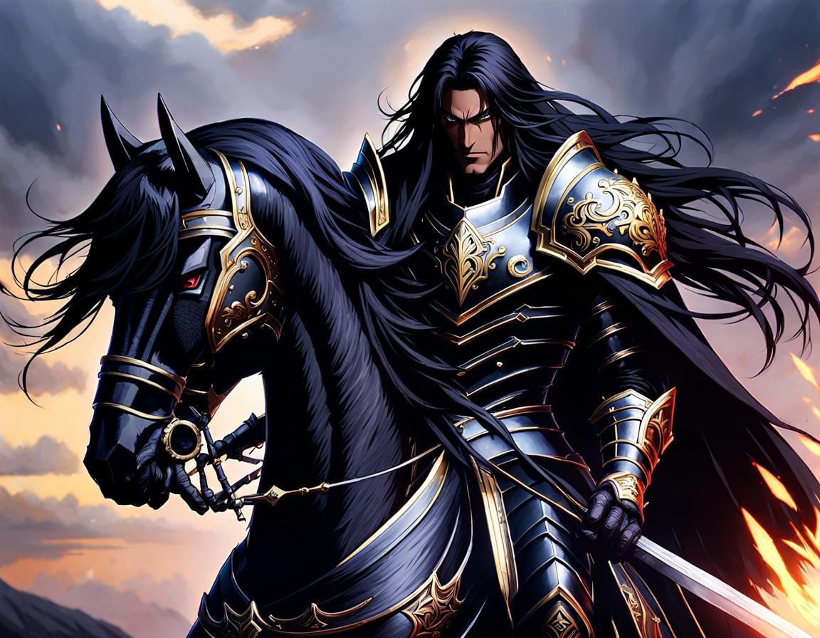 Ashram the Black Knight: Detailed Anime Villain