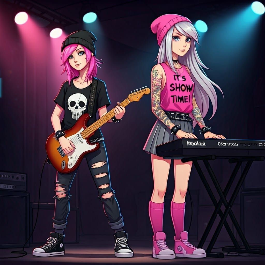 Manga Meets Rock in this Edgy Guitar Performance