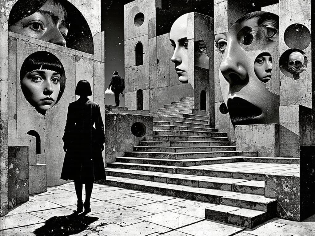 Escher-Inspired Uncle Sam Tessellations in Klimt Architectur...