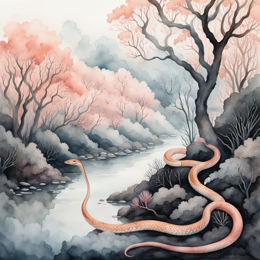 Ghostly Coral Snake