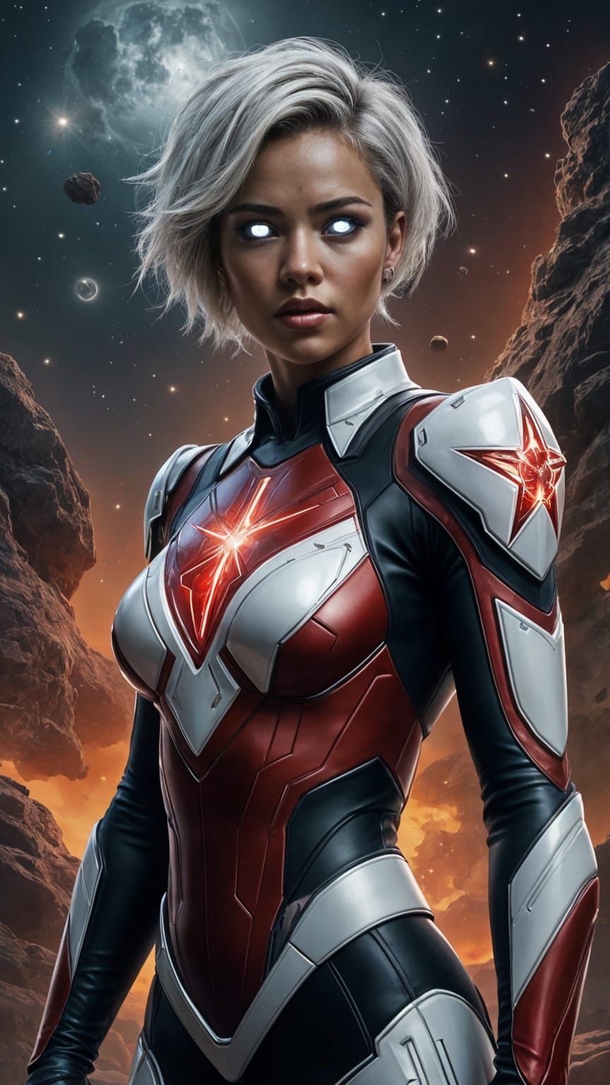 Phyla-Vell in Cosmic Space, Portrayed by Kiersey Clemons