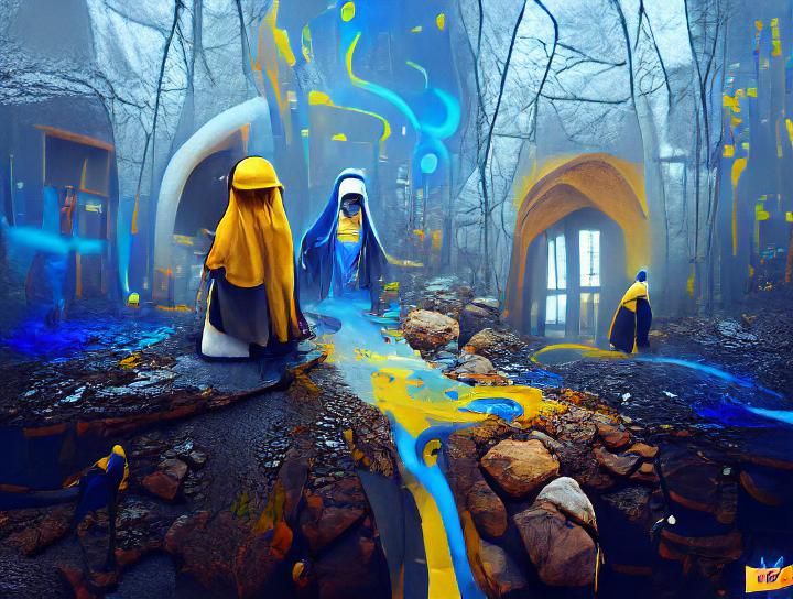 Nun Walks Through a Time Portal