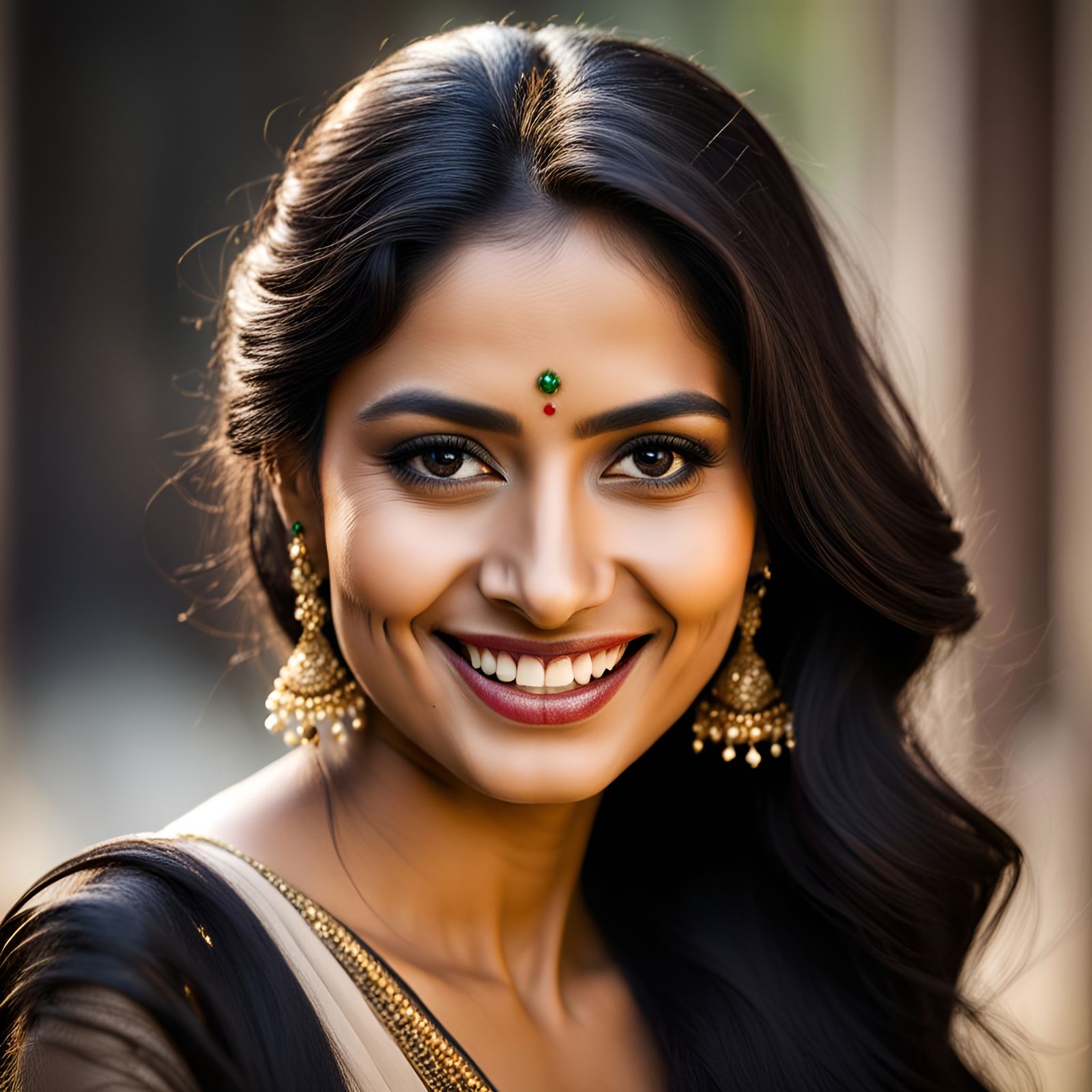Portrait of a Beautiful Bengali Woman