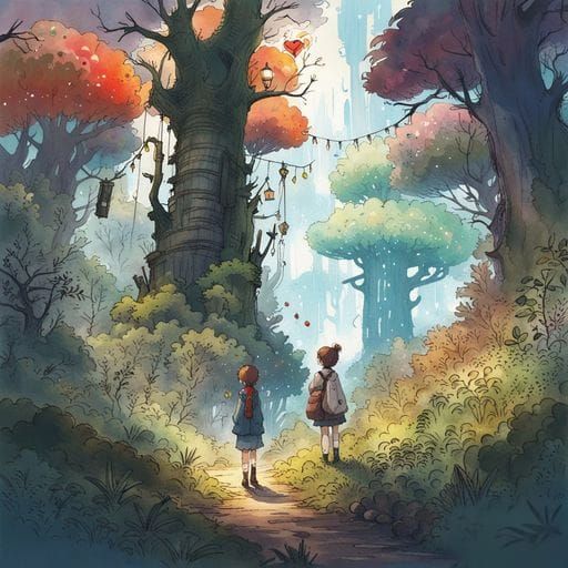 AI Image of a Calming Walk