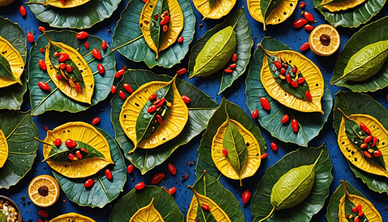 Fire Paan Ready to Eat in Abstract Art