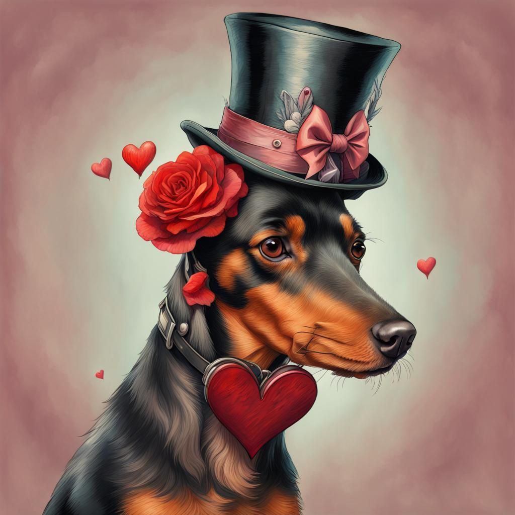 Canine Cupid German Pinscher II