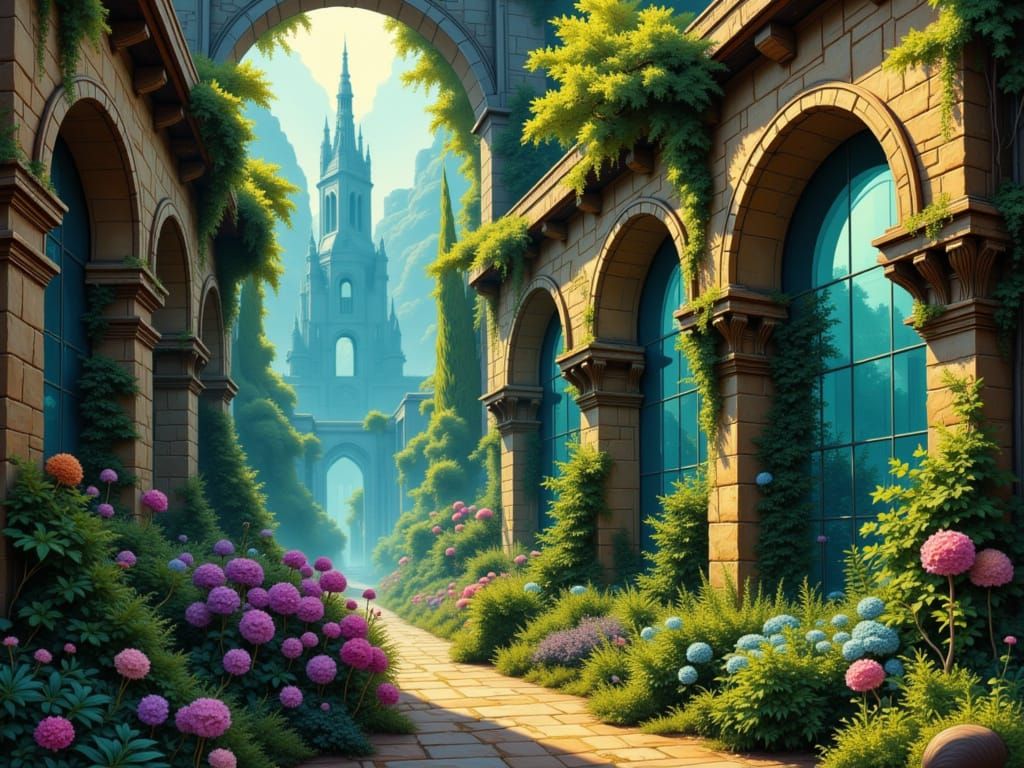 De majestueux jardins