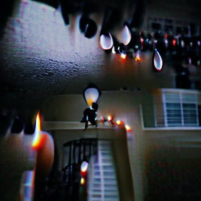 Gloomy Flickering Lights Create an Ominous Mood