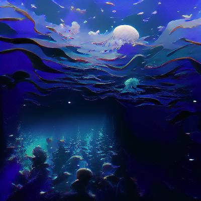 Deep Ocean Scene