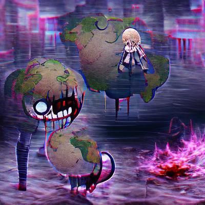 AI-Generated Image of a Desolate World