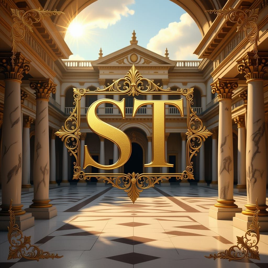 ST Profile Picture in 24k Gold at Royal Palace
