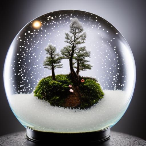 Ecosystem in Snowglobe: Professional Photography