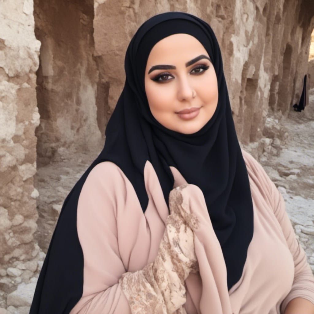 Woman in Niqab Portrait