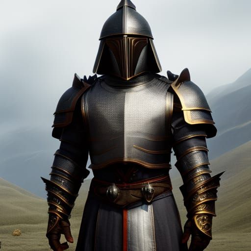 Holy Roman Empire Knight in Detailed Matte Painting