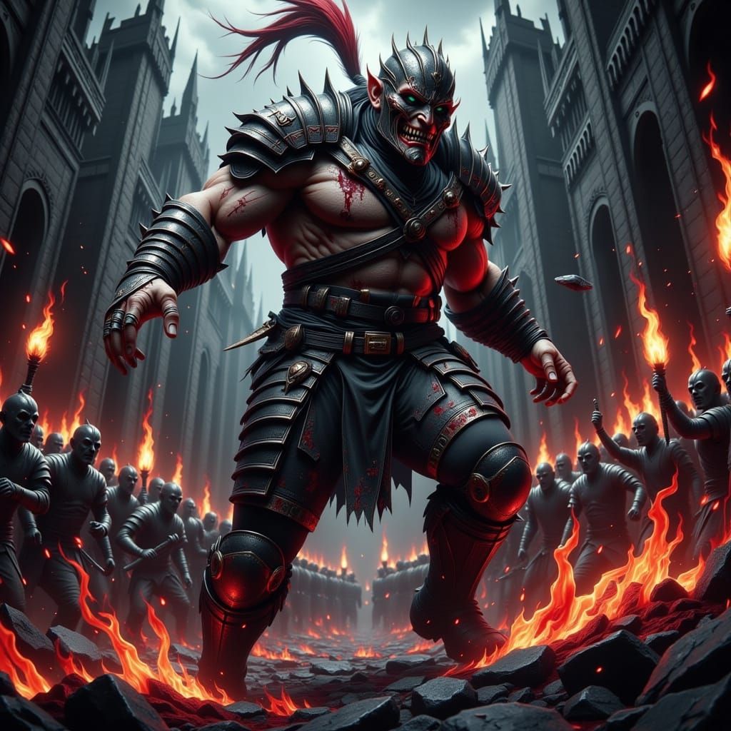 Dark Ages Blood Sport: Gritty Warrior Executes Devastating K...