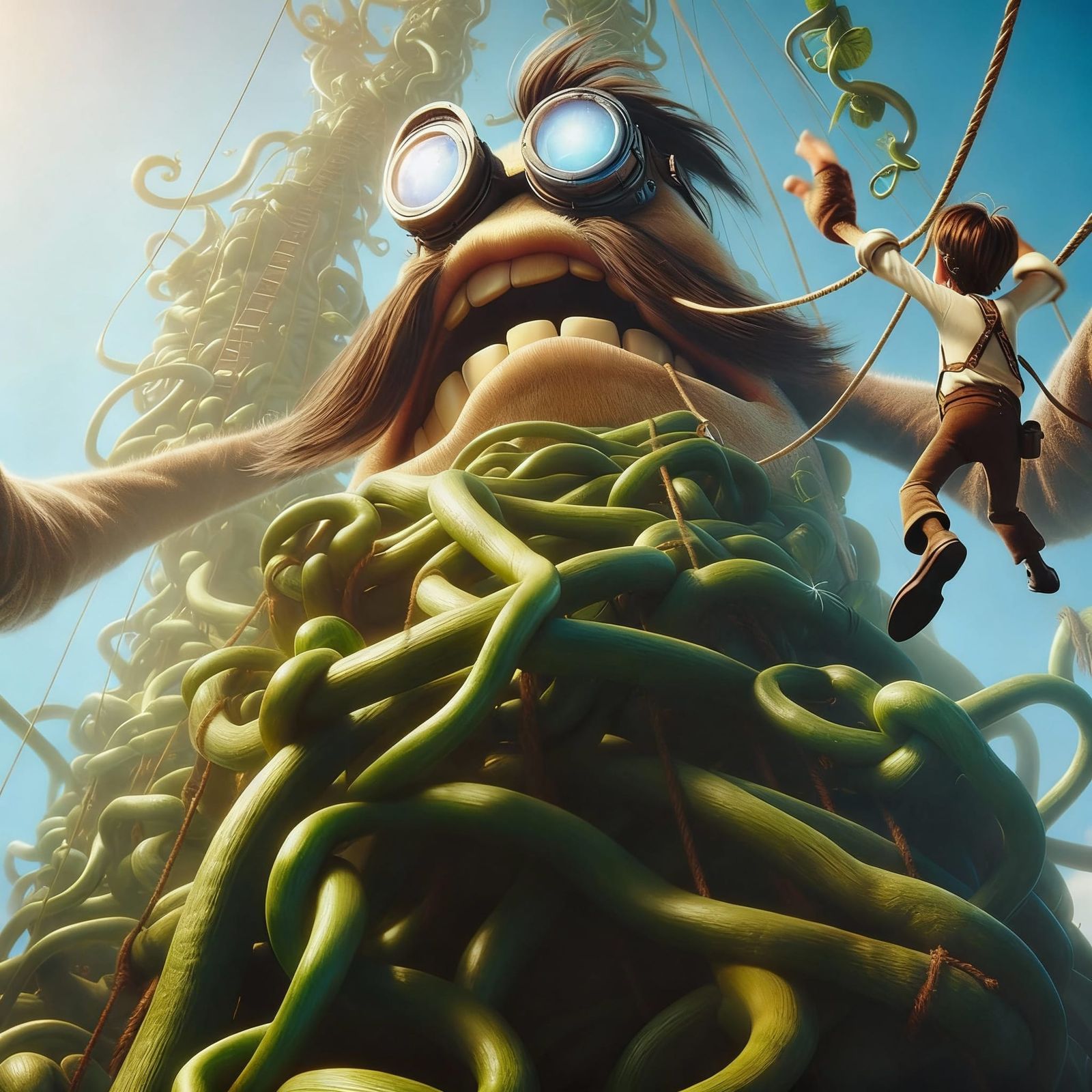 Captain Hornfúggle Climbs a Manic Beanstalk