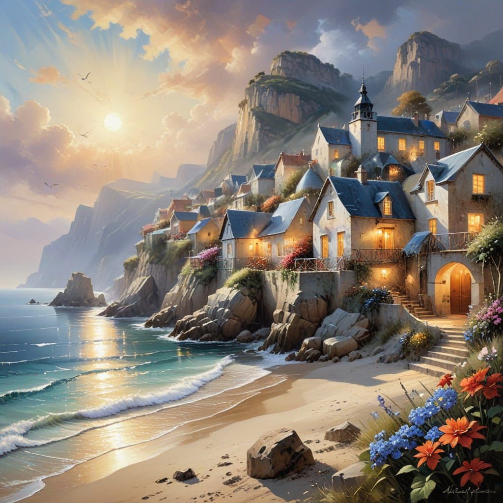 Coastal village