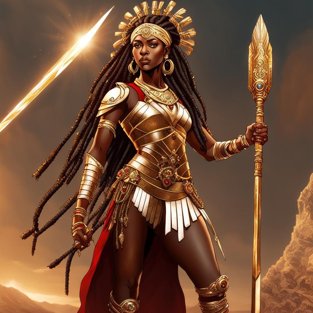 Powerful Goddess Warrior Queen in Ancient Egypt
