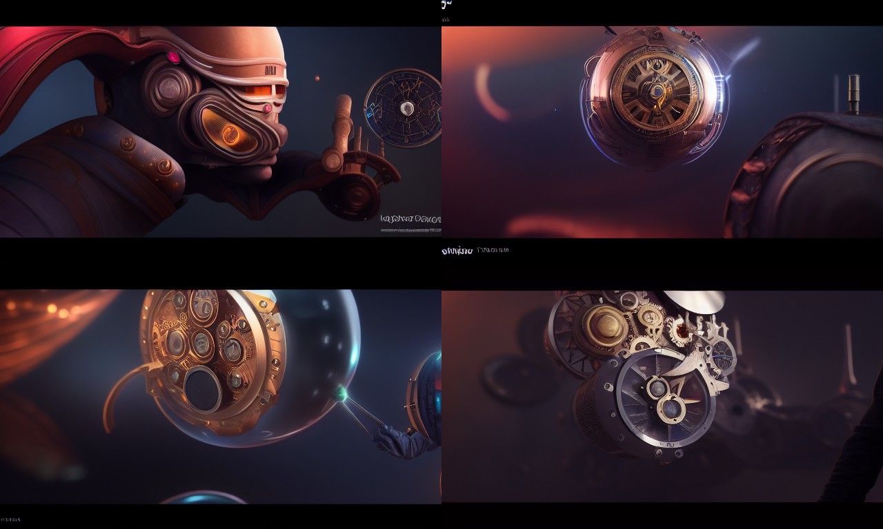 Steampunk Time Keeper in Hyper-Realistic Detail