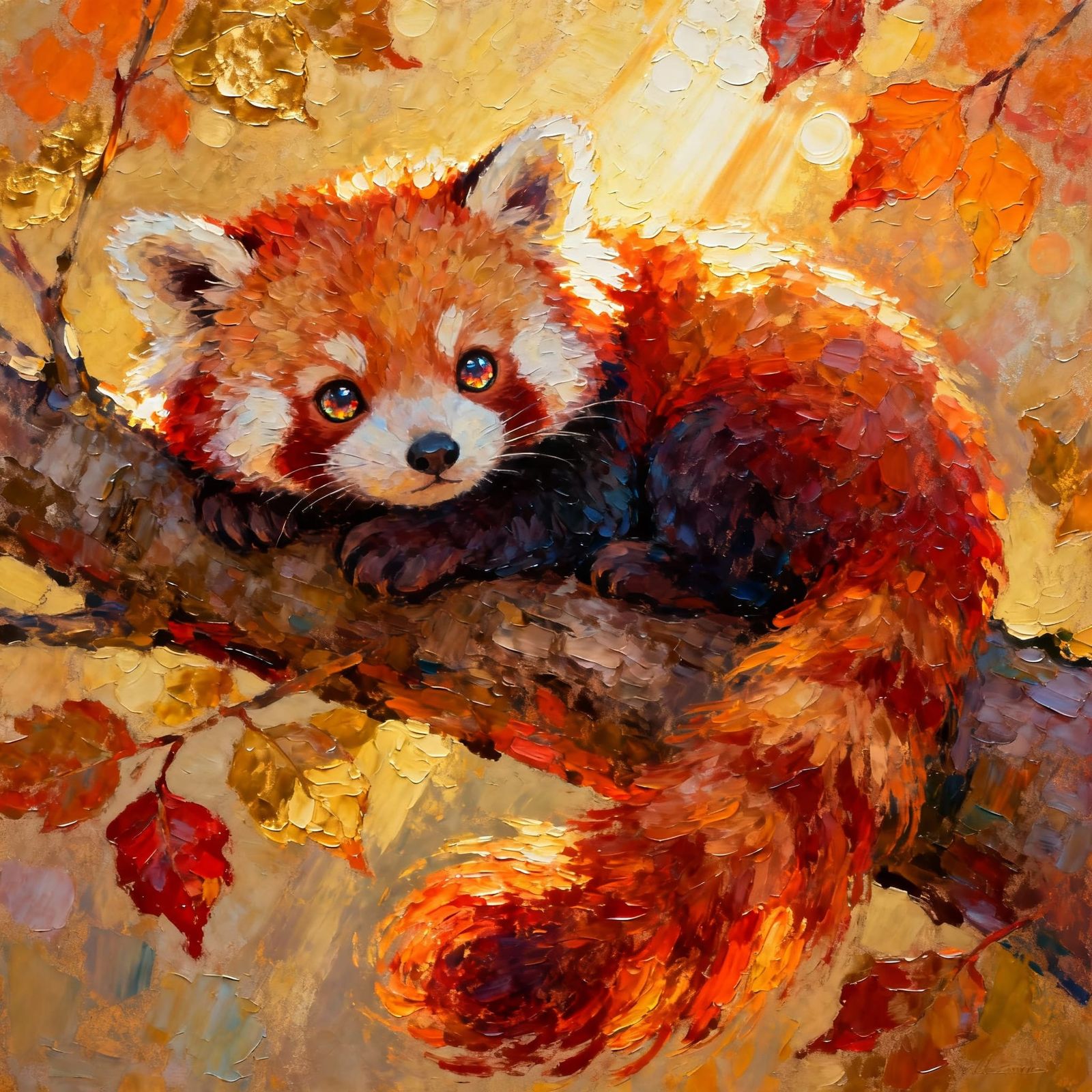 A red panda cub