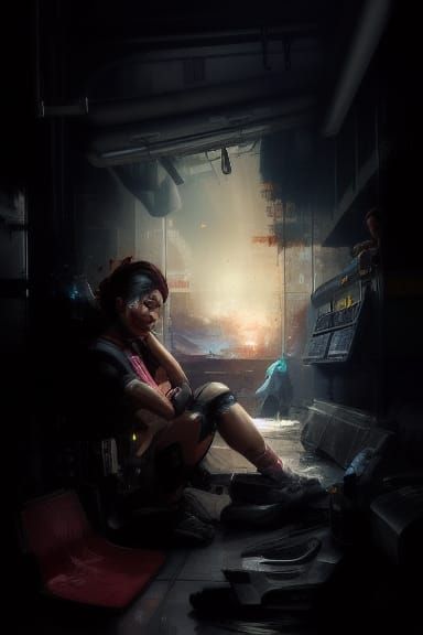 Hyperdetailed Trauma Team Captain Digital Painting