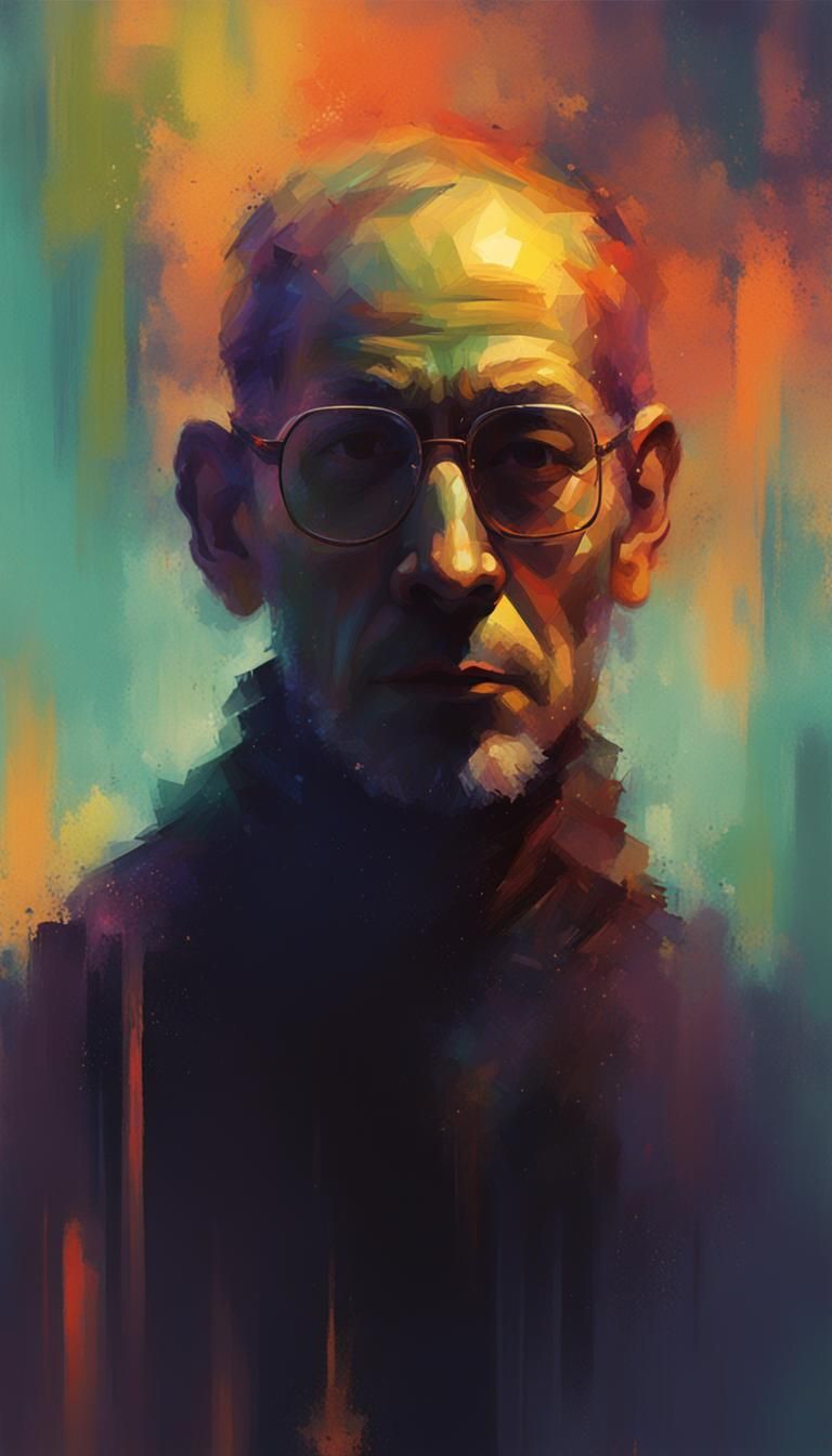 Figure in a Hazy, Expressive Style