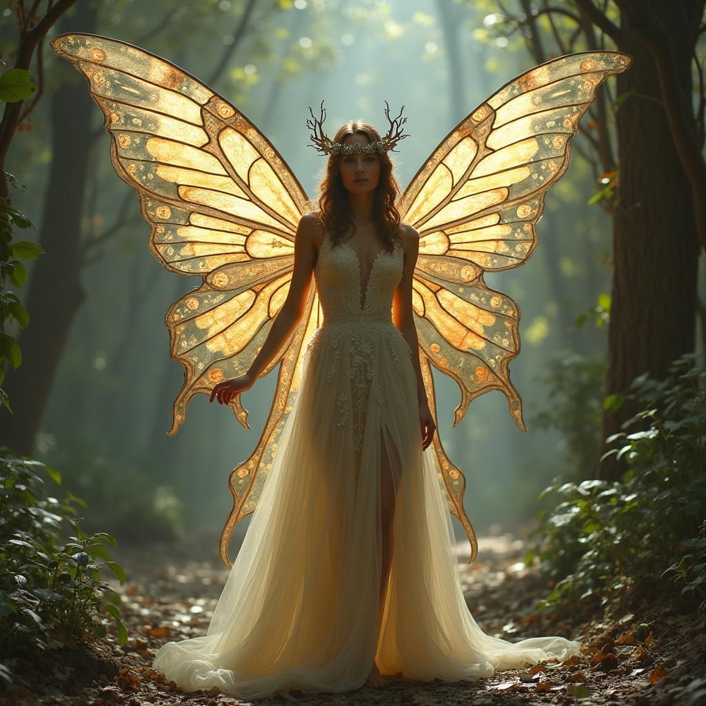 Art Deco Fairy in Fantasy Setting