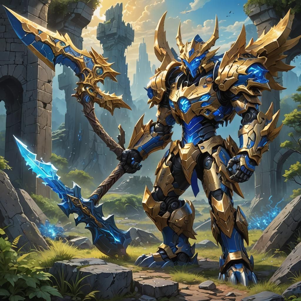 Mythical Digimon Charges Forward in Anime-Inspired Battle