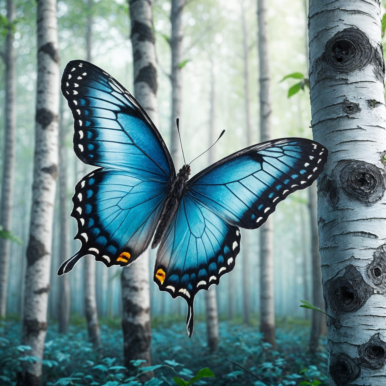 Macro Photograph of Butterfly with Translucent Wings